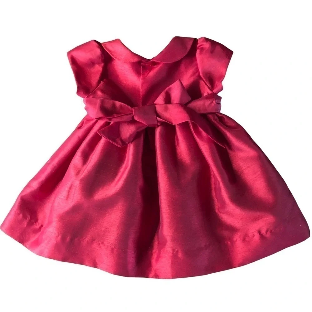 EDGEHILL COLLECTION - INFANT GIRLS RED FORMAL DRESS SIZE 3 MONTHS NWT